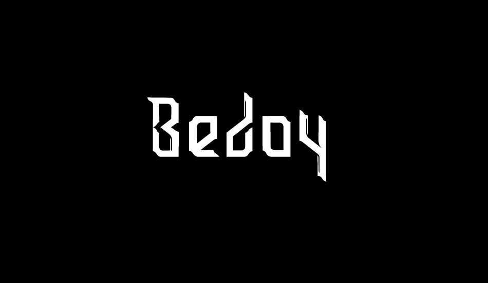 Bedoy font big