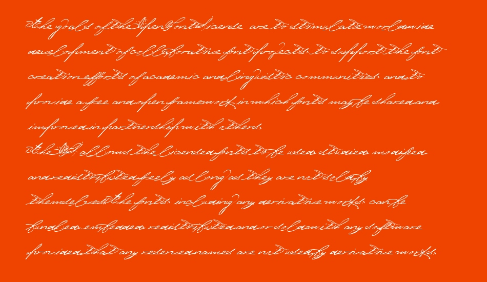 Bedtime Stories Full Version font 1