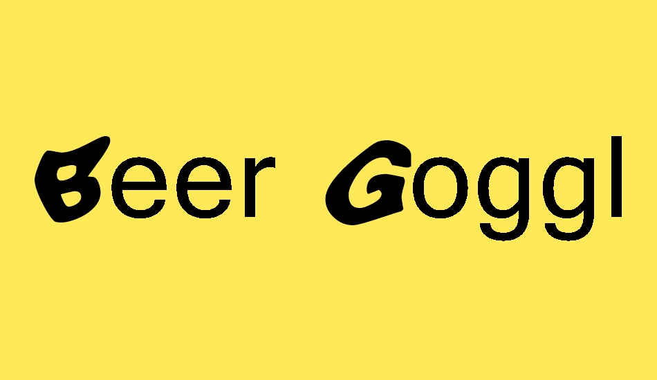 Beer Goggles font big