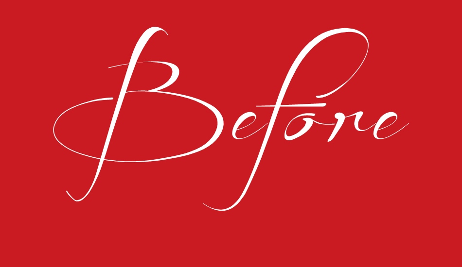 Before the Rain font big