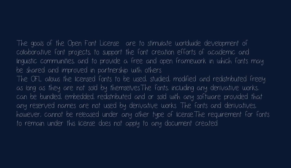 Before the sun rises font 1