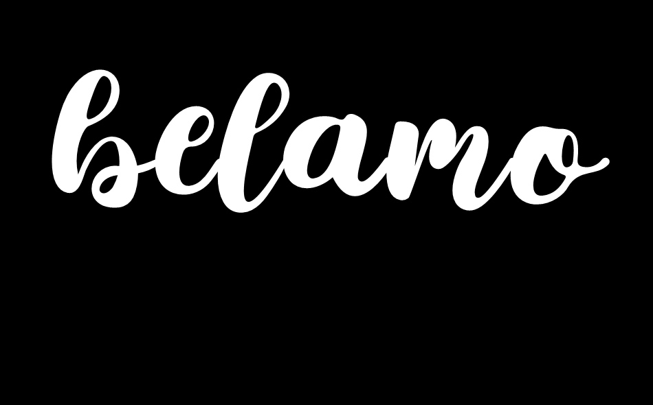 Belamona font big