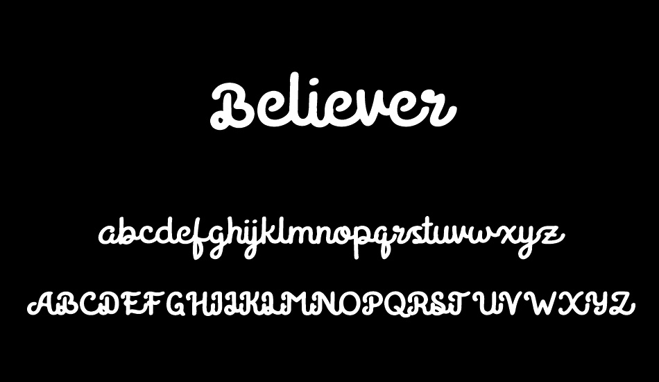 Believer font