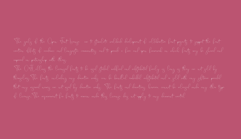 Belinda font 1