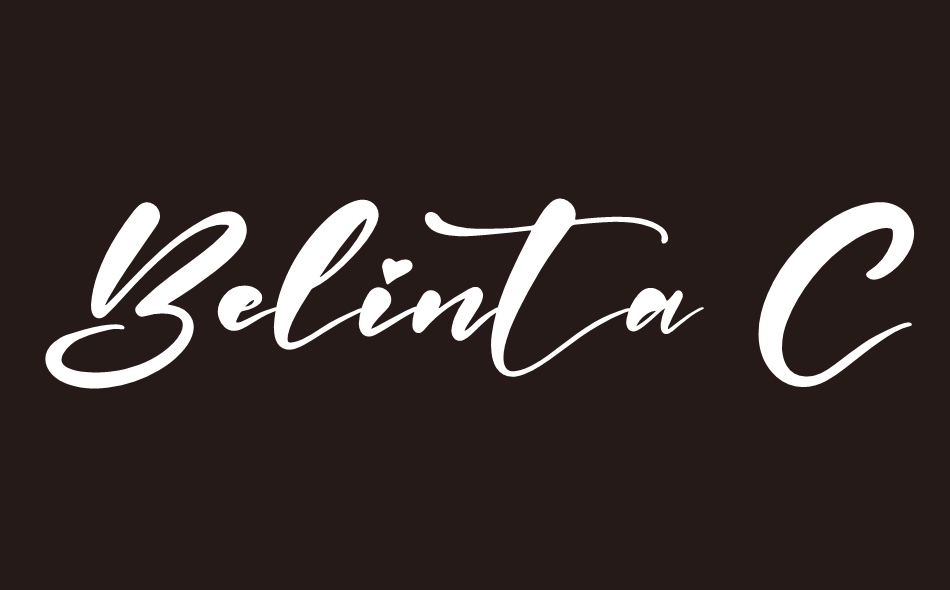 Belinta Cinta font big