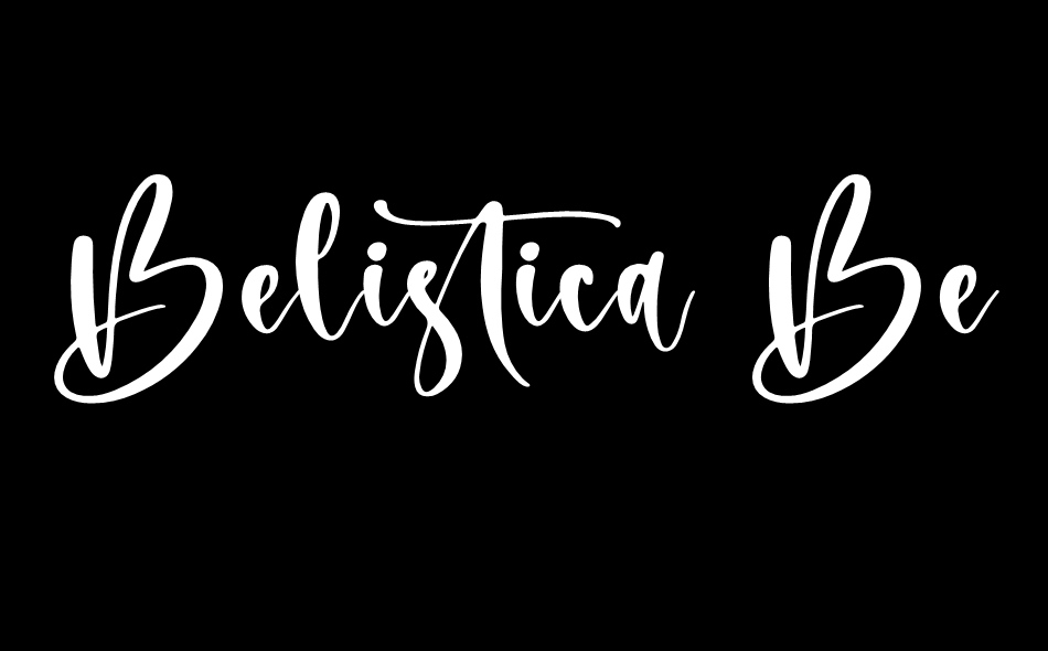 Belistica Beauty font big