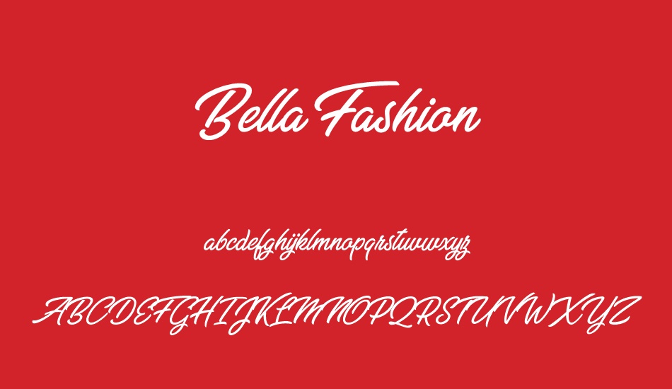 bella-fashion-personal-use font