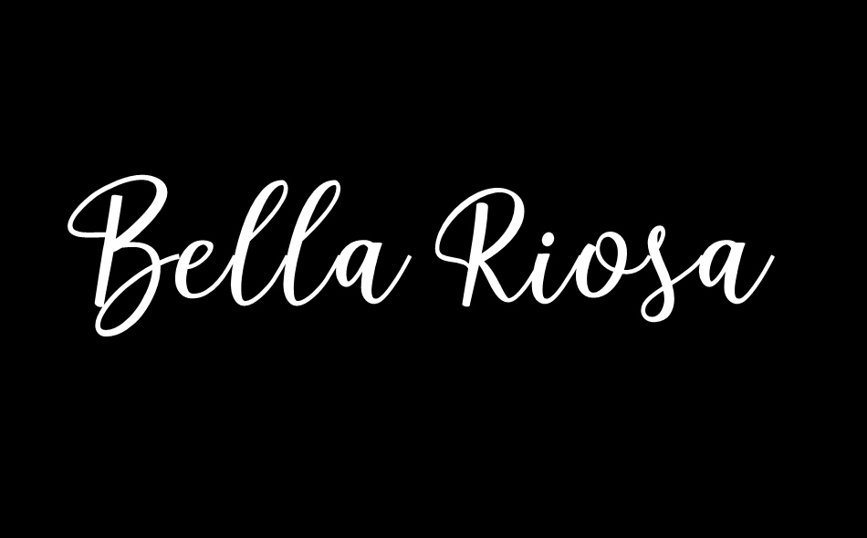 Bella Riosa font big