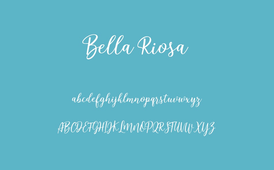 Bella Riosa font