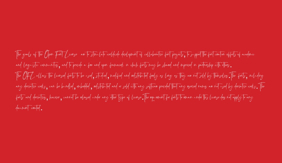 Bellandha Signature font 1