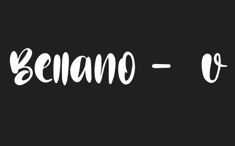 Bellano font big