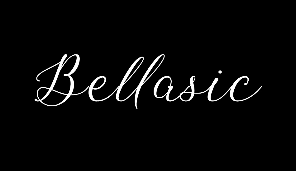 Bellasic font big