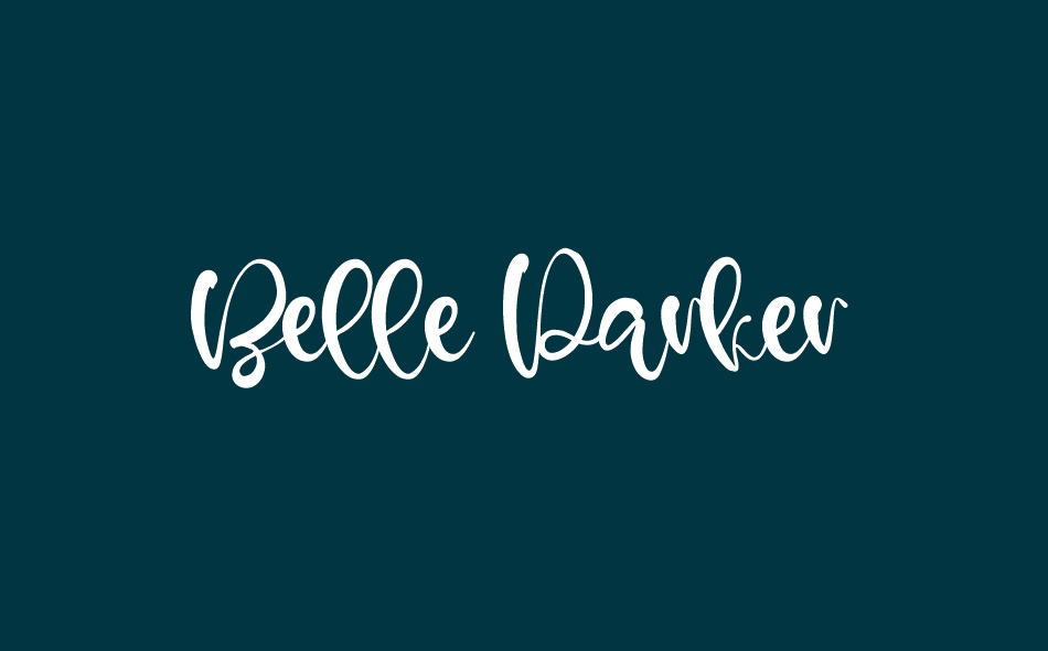 Belle Parker font big