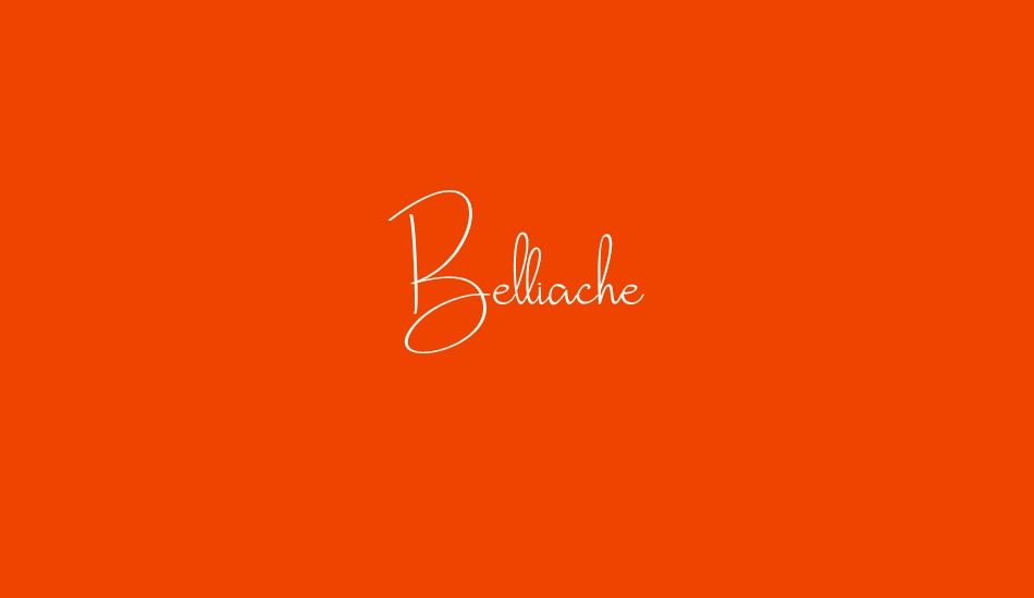 Belliache font big