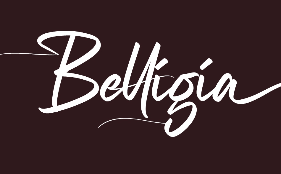 Belligia font big