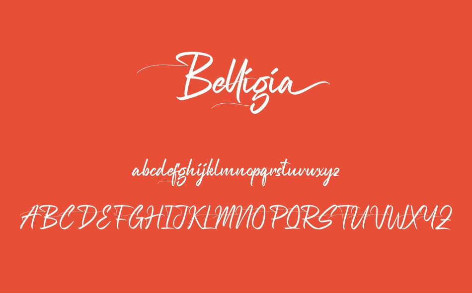 Belligia font