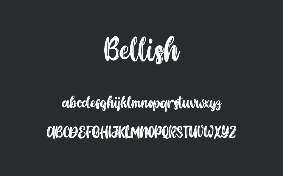 Bellish font