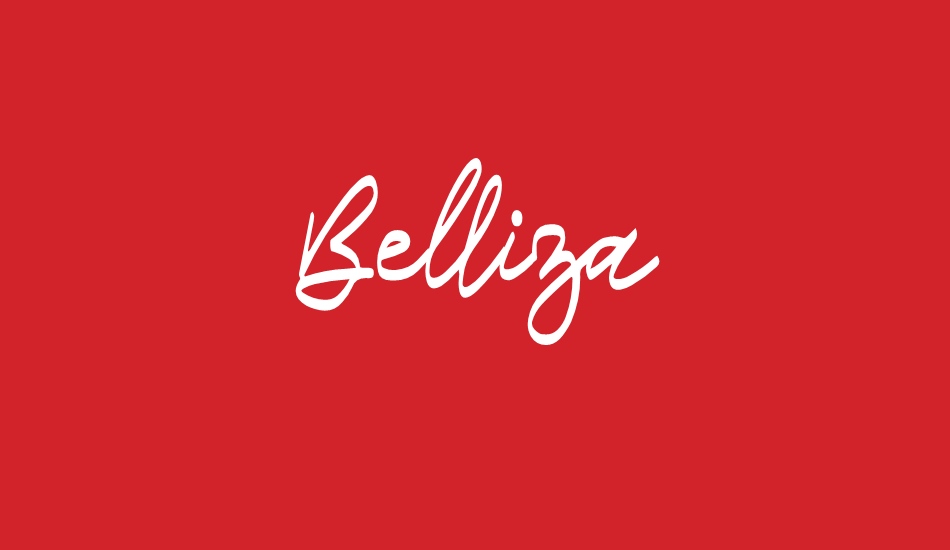 Belliza font big