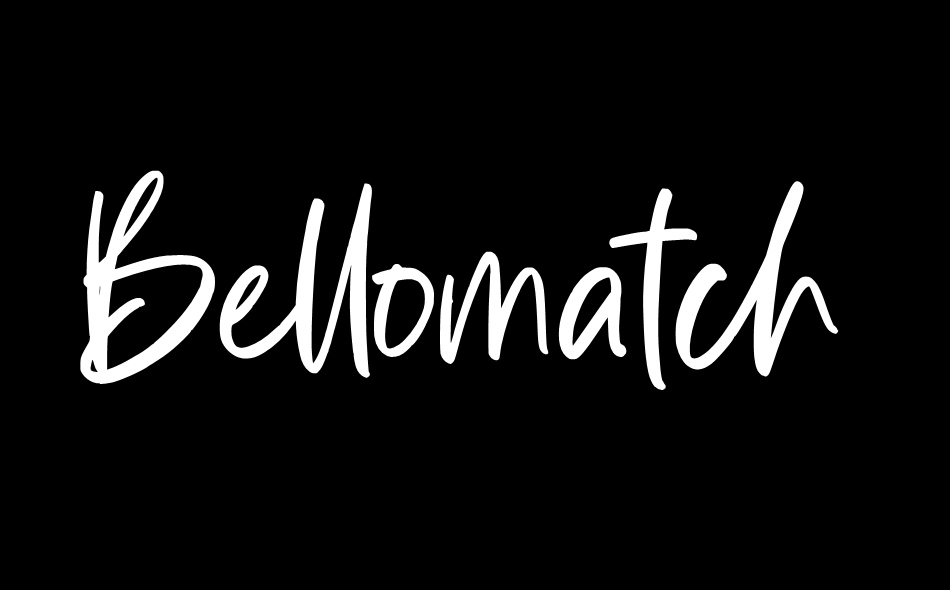 Bellomatch font big