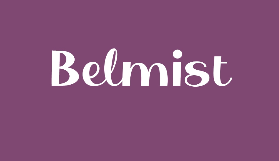 Belmist font big