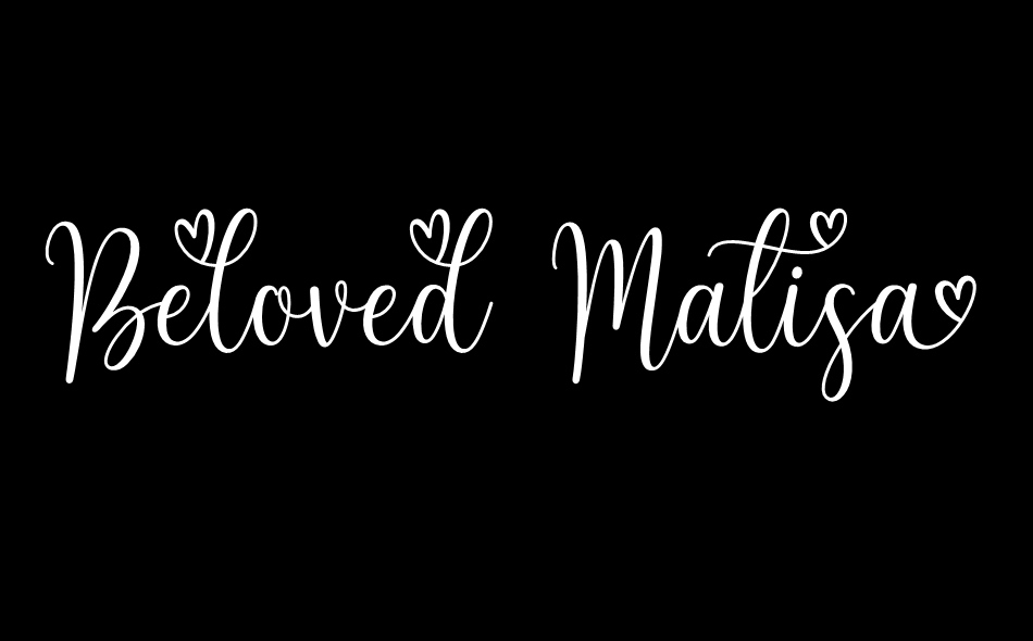 Beloved Matisa font big