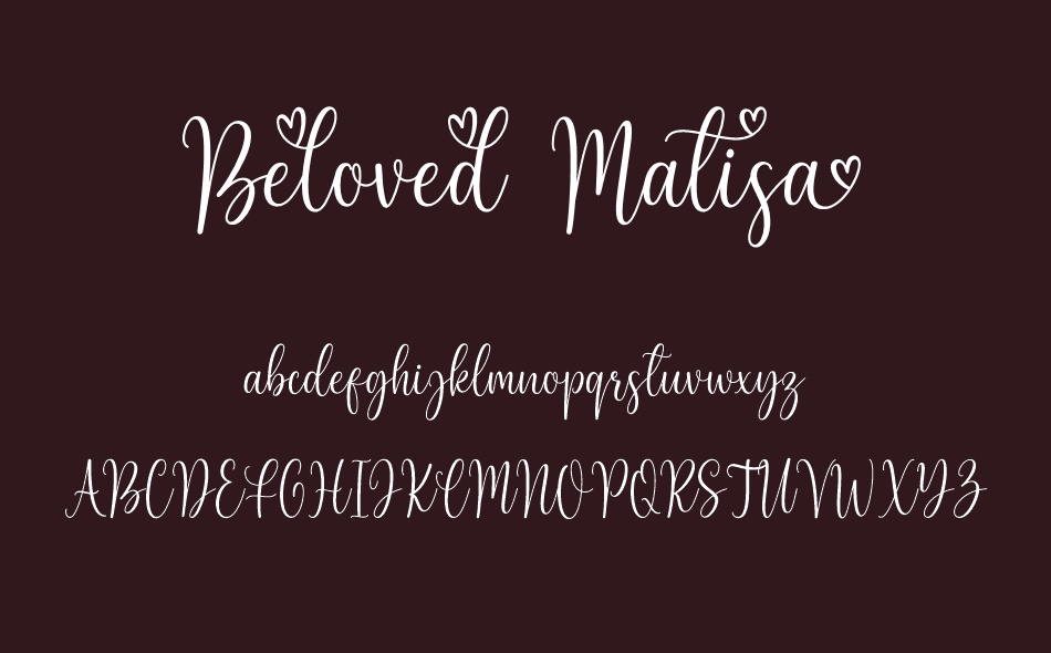 Beloved Matisa font