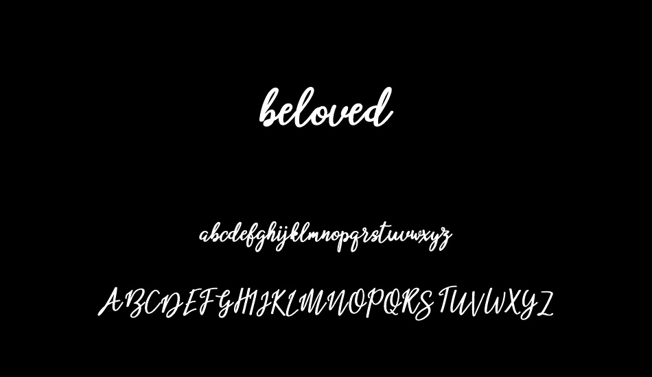 beloved font