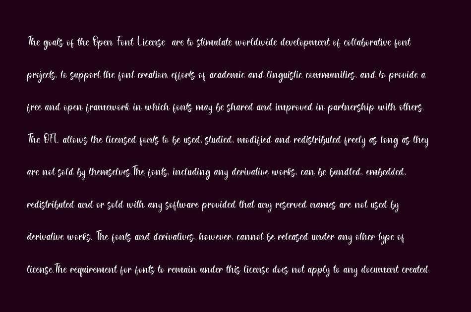 Beloved font 1