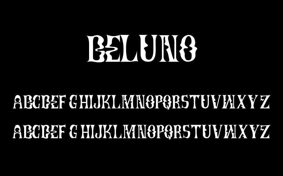 Beluno font