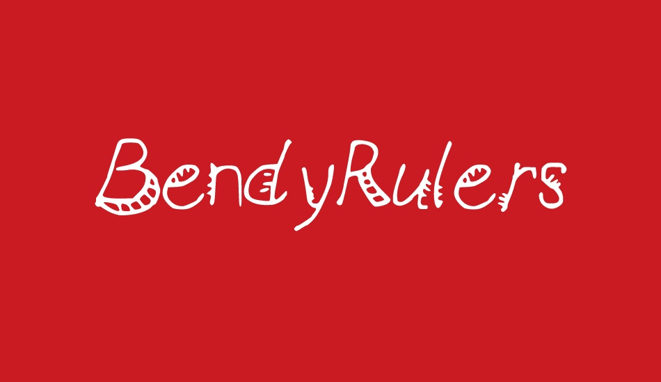 BendyRulers font big