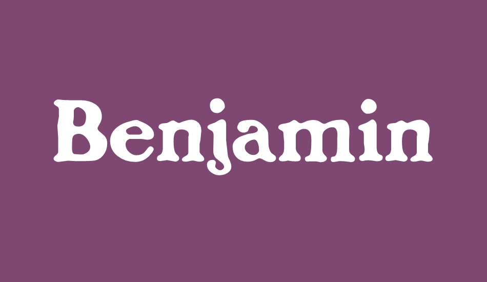 Benjamin Franklin font big