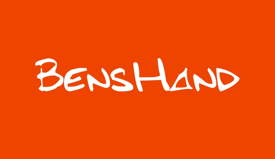 BensHand font big
