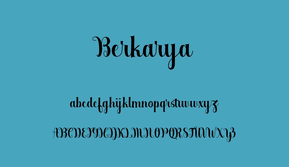 Berkarya font