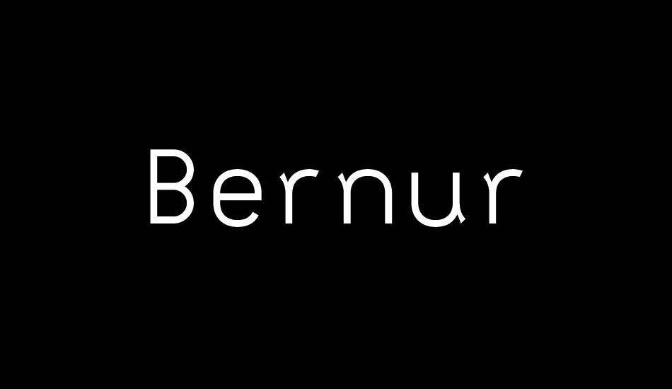 Bernur font big