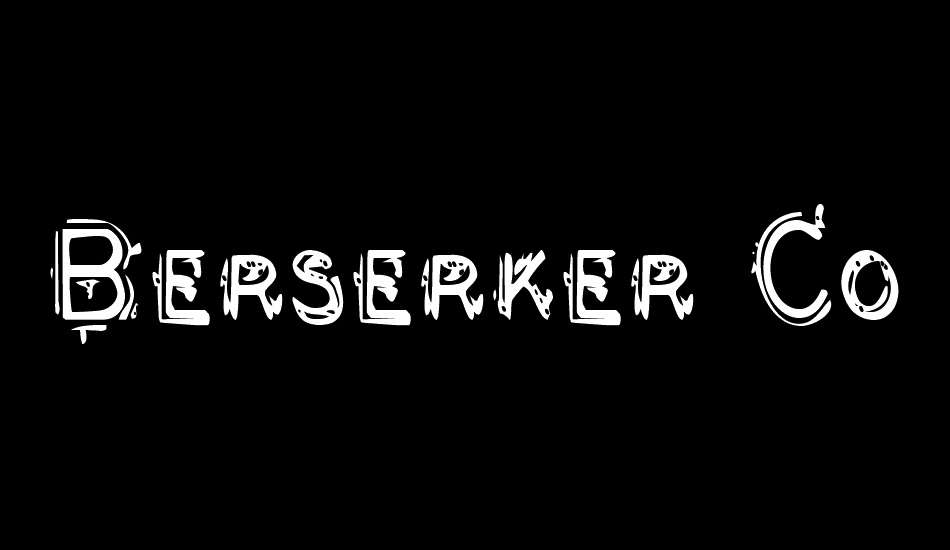 Berserker Condensed font big