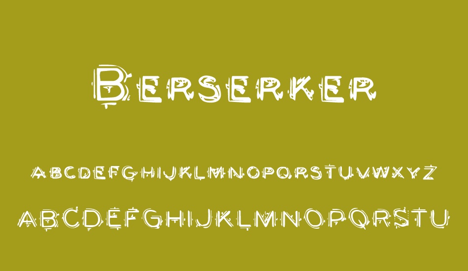 Berserker font