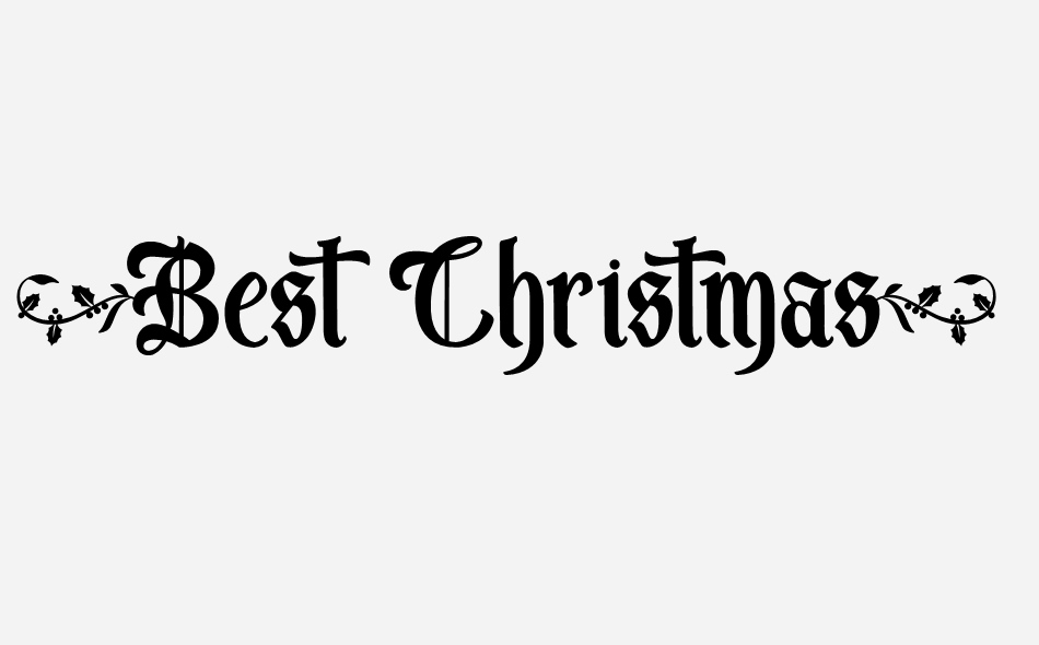 Best Christmas font big