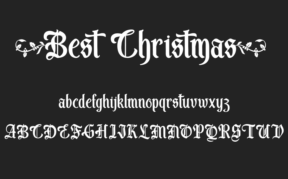 Best Christmas font