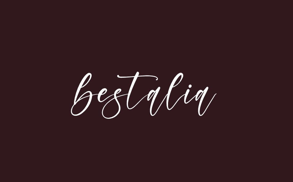 Bestalia font big