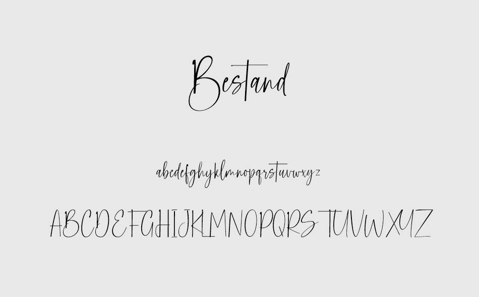 Bestand font