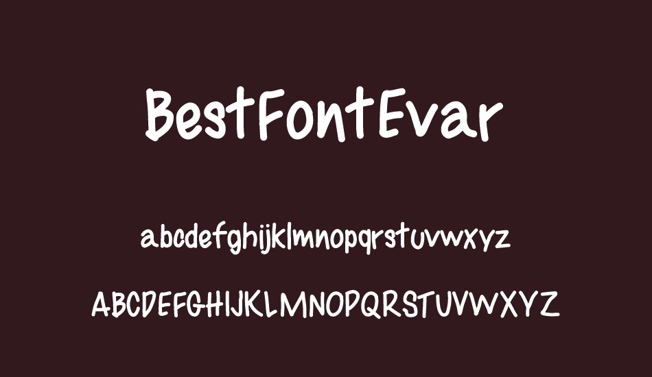BestFontEvar font