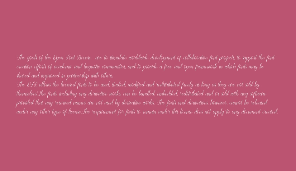 Bestilla Script font 1