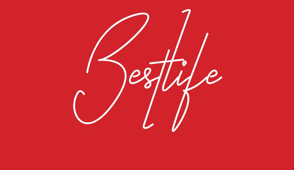 Bestlife font big