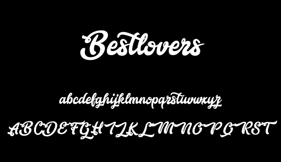 Bestlovers font