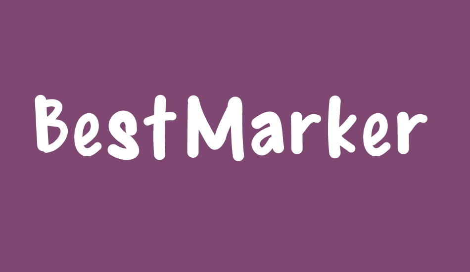 BestMarker font big
