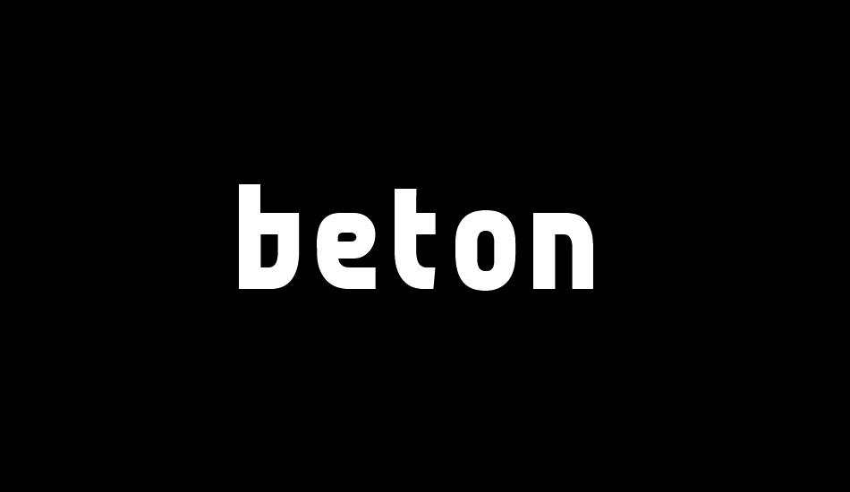 beton font big