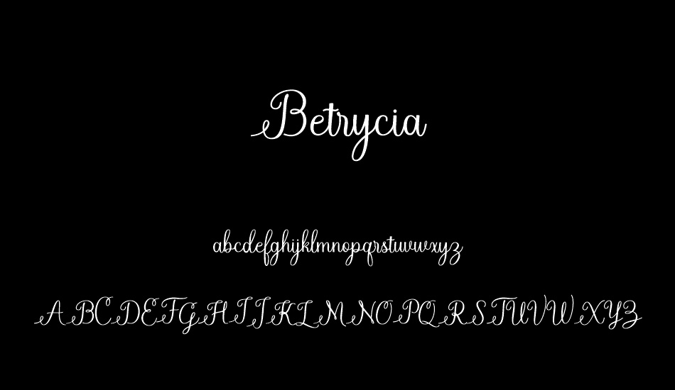 betrycia font