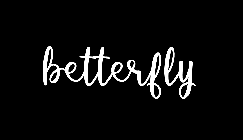 betterfly font big