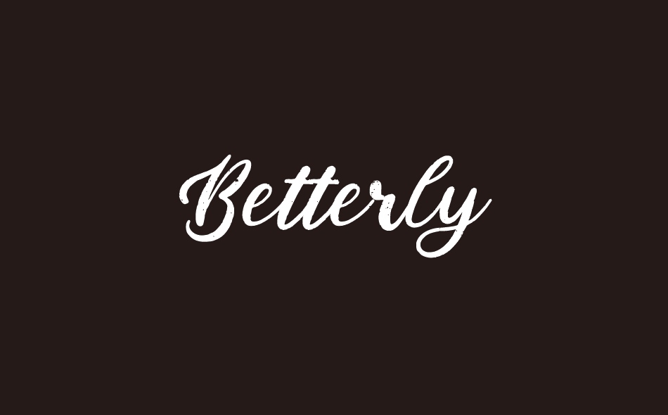 Betterly font big