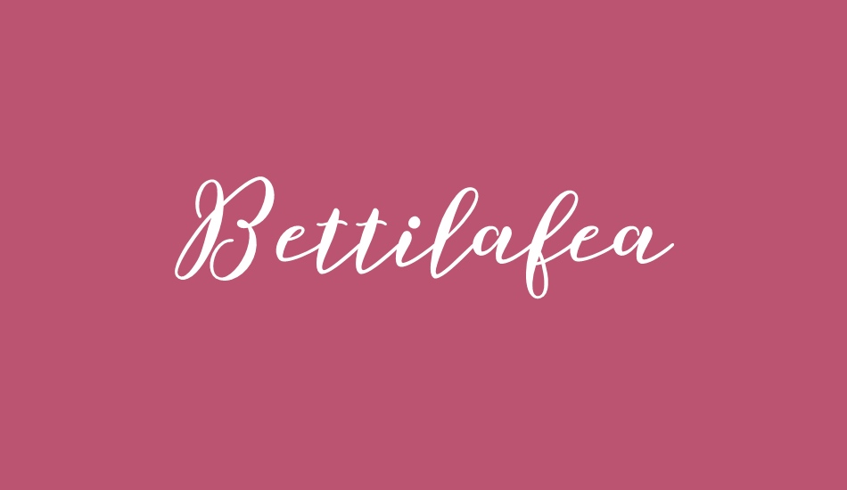 Bettilafea Demo font big